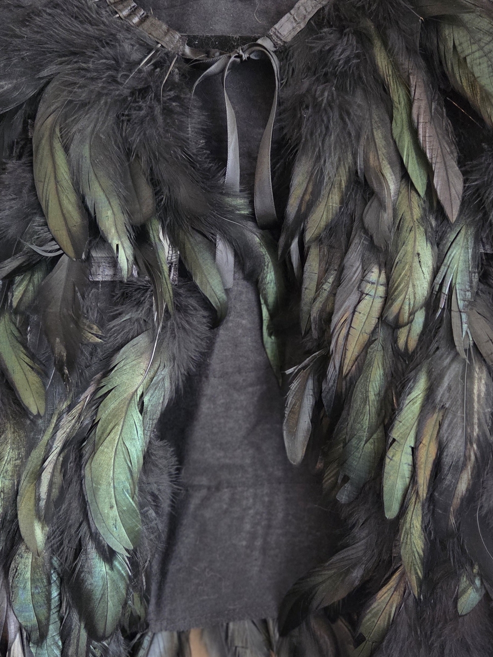 Feather Skirt And Top XL - Picture 3 of 6